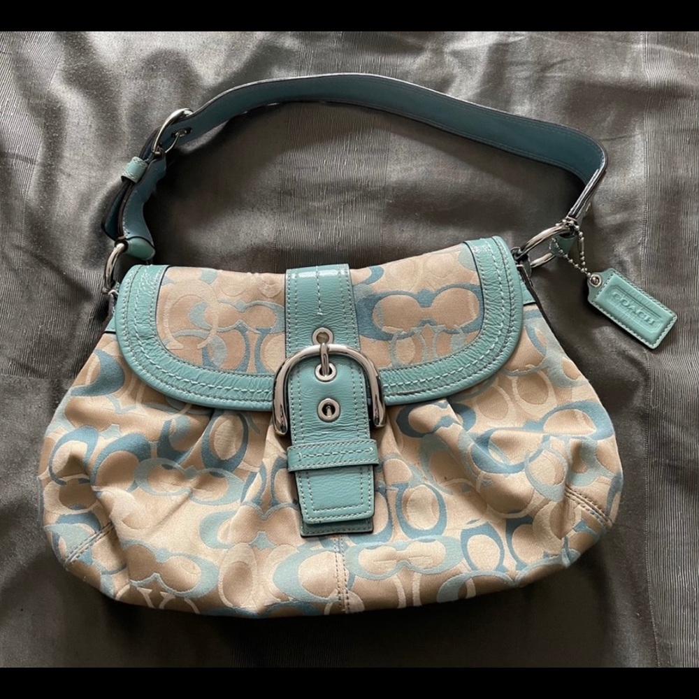 Coach Signature Jacquard Purse